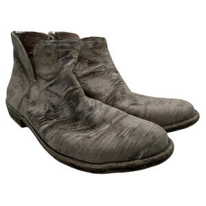 Officine Creative Leather Legrad Ankle Boots Grey Size 38.5 | 8.5 US
